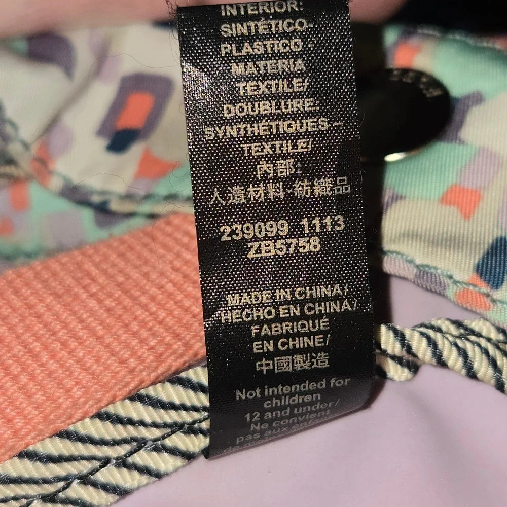 Fossil Key-Per E/W Shopper Tote Bag Women Large Multi Pastel ZB5758 Mosaic Print